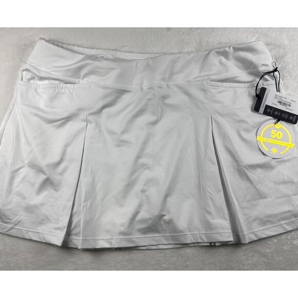 Tail White Label XL Womens White Golf Skort With UPF 50+ Sun Protection - Picture 12 of 12